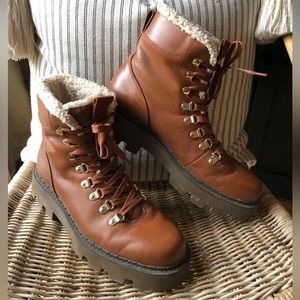 Zara Women’s Leather Hiking Boots